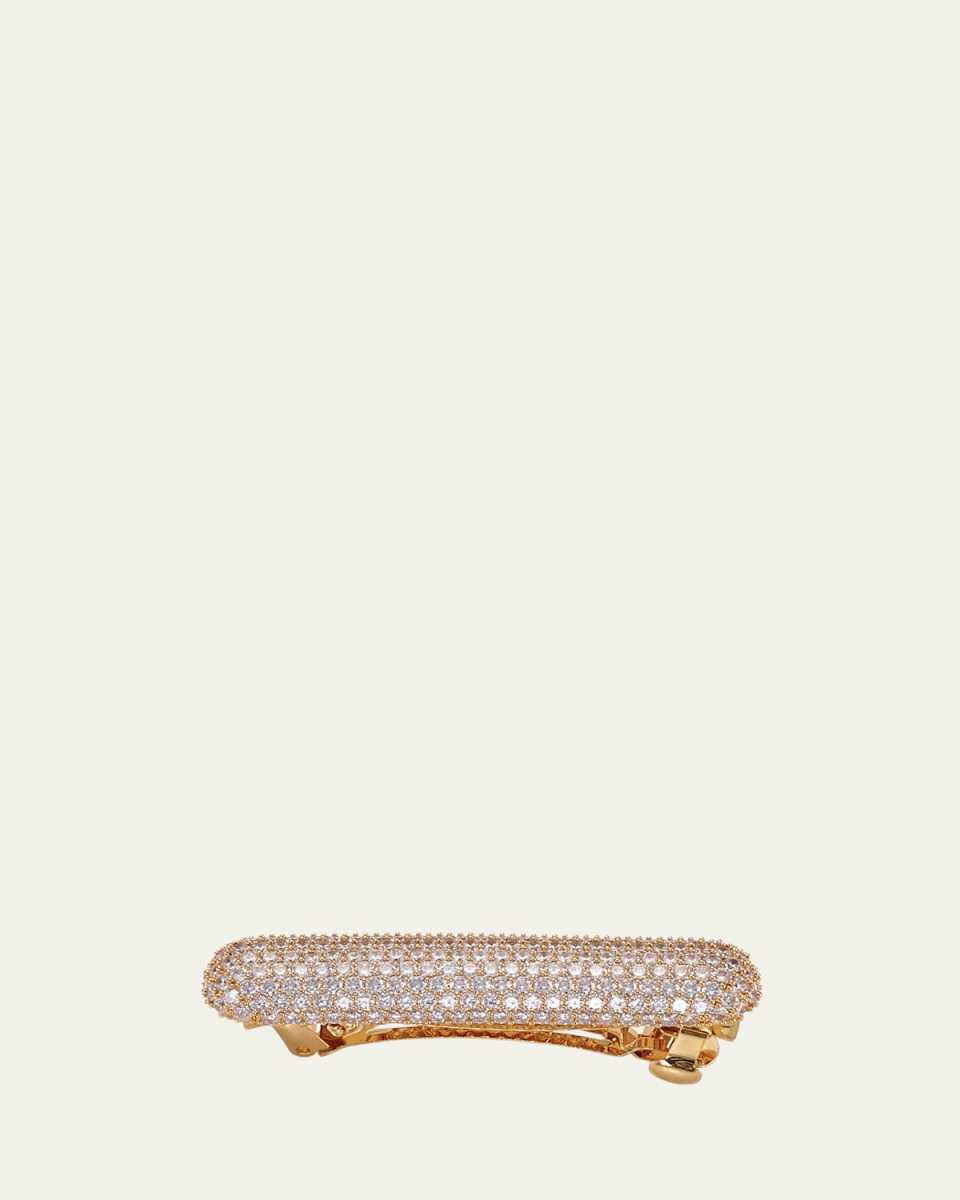 Pave Crystal Bar Barrette